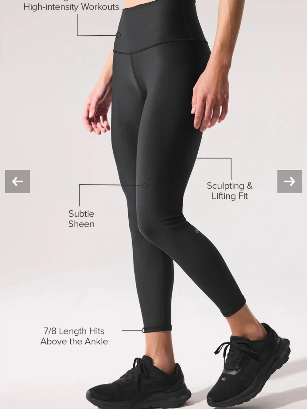 ALO Yoga Women's Black High-Rise Leggings